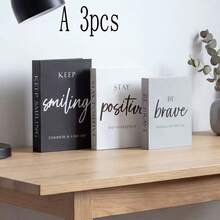 Light Luxury Minimalist Prop Books Living Room Bookshelf Photography Background Fake Book Decor 1/2/3pcs - Decor Book - View 16