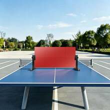 66cm Table Tennis Rebound Board With Support Stand, Red Ping Pong Return Panel, Solo Self-Training Equipment For Single Player Indoor Hitting And Table Tennis Skill Practice - Red and Black - View 8