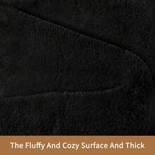 EDIMENS Rugs Living Room Large 160x230, Grey Rug For Bedroom Washable Area Rugs Anti Slip Fluffy Rug Shaggy Cream Carpets Extra Large Rugs For Living Room, Home Decor - Black - View 7