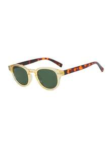 1PC Women's New Square Frame Retro Artistic Textured Sunglasses, Daily Casual Street Commute Driving Travel Beach Vacation Photography Versatile Fashion Accessory - Multicolor - View 13