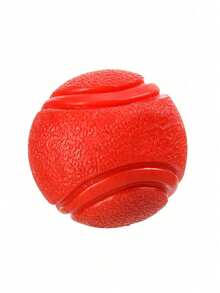 Solid Dog Toy Ball - Durable Rubber Chewing And Training Ball, Elastic, Bite-Resistant, For Teeth Cleaning, Perfect For Play And Exercise, Suitable For Aggressive Chewers Dog Toy - Multicolor - View 18