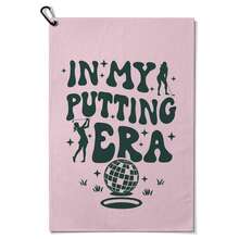 1pc 15.7x23.6 Inch Funny Golf Towel With Clip, How To Golf Themed Golf Bag Accessories For Women, Golf Gifts For Mom Grandma Men, Waffle Weave Microfiber, Birthday Christmas Retirement Golfer Gifts - A - View 1