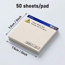 Funny Retro Computer Error Sticky Note Set, 4 Packs, 3X3 Inches Each, Y2K Aesthetic Window Memo, Suitable For Office Desk, Humorous Colleague Gift And Unique Workspace Reminder - A - View 2