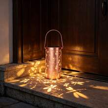 Outdoor Solar Garden Decorative Lantern, Hollow Dragonfly Pattern Table Lamp, Romantic Dragonfly Projection Light, Suitable For Yard Lawn Path Outdoor Table Balcony Decoration Atmosphere Light - Dragonfly Lantern - View 3