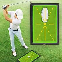 1pc Golf Training Mat, For Swing Detection, Ball Hitting, Golf Tracking Detection, Golf Swing Practice Mat - Multicolor - View 2