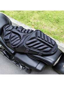 Motorcycle Seat Cushion Front And Rear Comfortable Pad, Universal Shock-Absorbing Breathable Anti-Slip Lycra Material, Suitable For Motorcycles And Scooters, Motorcycle Essential - A - View 4