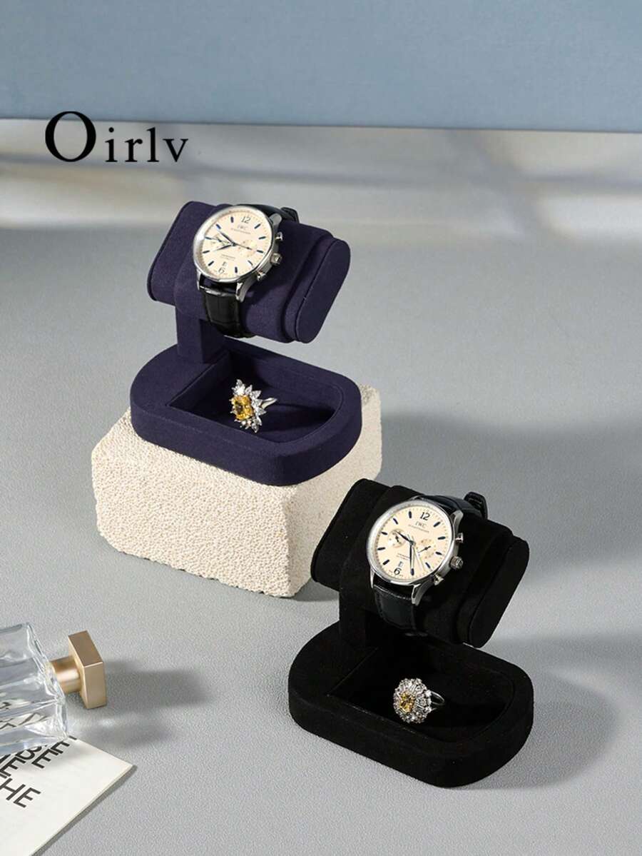 Oirlv 手錶收納架 超細纖維 高端居家手錶展示架 玄關珠寶與手錶展示架 - 手錶架 - 查看 1