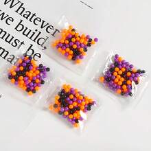 20g/Pack 6mm Halloween Decorative Round Beads For DIY Cream Glue Phone Case & Hair Clip Accessories‌ - Multicolor - View 6
