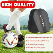 1 Pair - Adult Shin Guards, Excellent Shock Absorption And Cushioning Performance, Extra Large And Thick, Durable And Reliable Protection, Football Shin Pads - Multicolor - View 2
