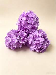 9/6/3/1 Purple Simulated Hydrangea Flower, Suitable For Weddings, Bridal Bouquets, Home And Room Decoration, Autumn Styling, Halloween, Parties, Bedrooms, Bathrooms, Desktop Decorations, Outdoor Scenes, Wall Decoration, And Office Decoration - Light Purple - View 9