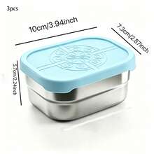 7pcs Stainless Steel Oval Seasoning Containers With Silicone Lids, Leak-Proof Durable Easy To Clean, Suitable For Seasoning Storage And Portable Meal Prep, Keep Countertop Tidy, Practical Gift (1pc/3pcs) - View 17