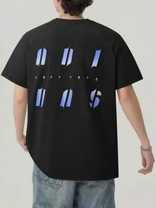 Adidas Summer New Breathable Loose Fit Quick Dry Short Sleeve T-Shirt For Men Running - Black - View 1