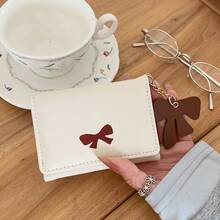 Liontin Pita~Dompet Lipat Tiga Wanita Gaya Korea, Dompet Wanita - MultiWarna - View 6