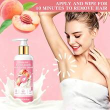 Krim Penghilang Bulu Peach, Diformulasikan Dengan Ekstrak Peach, Menawarkan Formula Lembut yang Membuat Kulit Halus dan Lembut Tanpa Menyebabkan Kekeringan atau Iritasi. Cocok Digunakan Pada Berbagai Area Tubuh, Termasuk Ketiak, Bibir Atas, dan Kaki. 100ml. - Krim - View 5