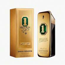 Paco Rabanne - 1 Million Golden Oud 100 Ml. - One Million Perfume para Hombre. Oud Poderoso, Cuero y Máxima Intensidad - Cálido y picante - Ver 1