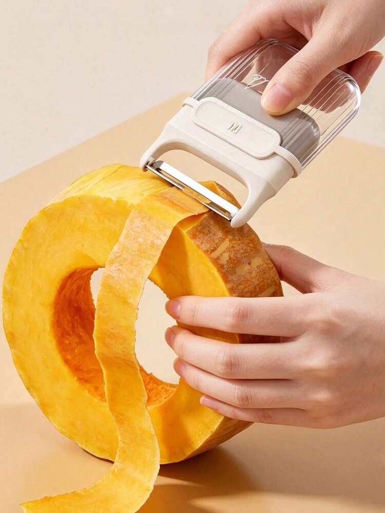 Portable Peeler With Storage Box, Travel And Picnic Peeler - Multicolor - View 9