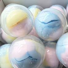 1pc Crispy Ball Squeeze Stress Relief Toy Handmade Ball Crispy Stress Relief Ball Office Workers Anti-Anxiety Random Color (Macaron Color May Vary Slightly, Subject To Actual Product) - Multicolor - View 6