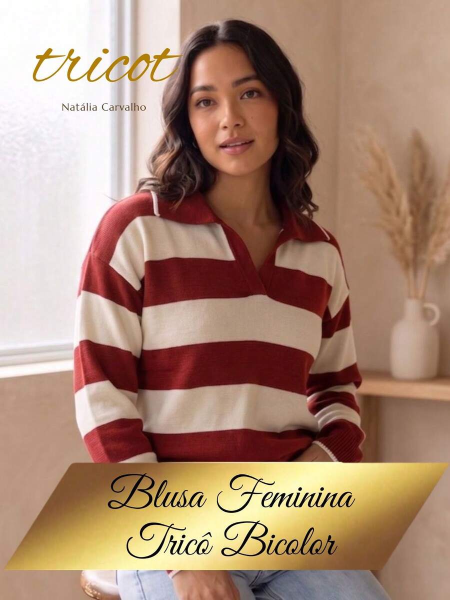 Women Sweaters - Marsala/Off - View 1