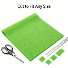 1/3/5pcs Green Perforated Sponge Refrigerator Absorbent Mat, Super Absorbent Cuttable Moisture-Proof Pad, Reusable Quick-Dry Vegetable & Fruit Drying Liner, Suitable For Refrigerator Drawer, Sink, Countertop, Dining Table Freshness Pad - Multicolor - View 9