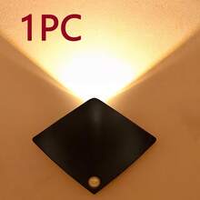 Lampu Malam Sensor Gerak Persegi, Lampu Dinding LED, Saklar Sensor Otomatis, Bertenaga Baterai (Tanpa Baterai), Cocok Untuk Koridor, Lorong, Tangga, Samping Tempat Tidur, Kamar Mandi, Dll., Lampu Malam, Lampu Sensor Lemari Pakaian. - MultiWarna - View 16