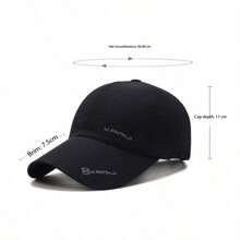 1 buah Topi Baseball Bernapas Warna Polos Topi Olahraga Musim Panas Golf Topi Matahari Modis - A - View 4