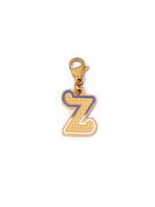 1pc Stainless Steel Enamel Initial Letter Pendant With Lobster Clasp 18K Gold Plated Letter Charms For DIY Jewelry Making Accessories - Pendant - View 23