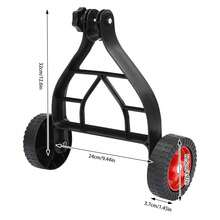 String Trimmer Wheel Attachment, Trimmer Support Wheels Adjustable Support Wheels For String Trimmer Weedeaters Grass Cutter Brush Cutter Garden[A Good Gift For Family And Friends] - Default - View 2