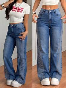 Women Jeans - Blue - View 1
