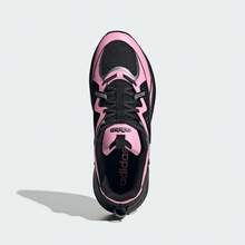 Adidas Spring/Autumn Unisex Fashion Retro Thick Sole Sports Casual Shoes Chunky Sneakers JQ9257 - Black/Glossy Metallic Iron Gray/Pink - View 3