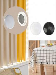 6pcs Magnetic Shower Curtain Weights - Heavy Duty, Silicone Wrapped For Tablecloths & Drapery, Christmas/Halloween Gift Decoration - Multicolor - View 3