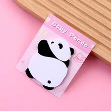 1 Pack 30 Sheets Creative Cartoon Cute Panda Design Sticky Notes, Removable Memo Pad, Suitable For Office And School Supplies, Cute Animal Stationery - one-size - View 15