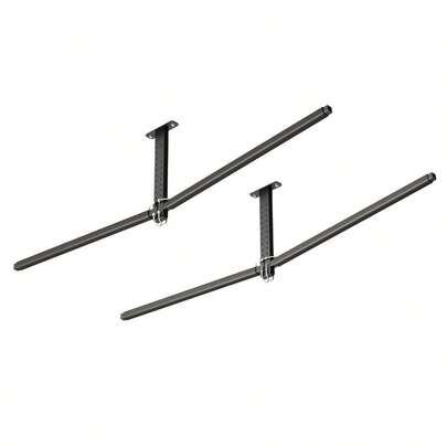 Kayak Storage Rack 2 Kayaks, Holds Up To 250 Lbs, Heavy Duty Adjustable Ceiling Rack Garage Ceiling Mount, Overhead Garage Storage Hanger Canoe, Ladder, Surfboard Paddleboard