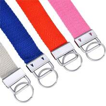 50PCS Lanyard For KEY Fob Hardware 1 Inch For KEYchain And Wristlet Clamp DIY - Silver - View 4