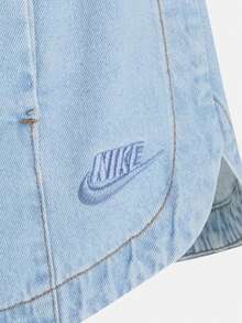 Nike Celana Pendek Denim Wanita AS W NK WR IV4967-440 - Biru - View 6
