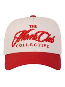 1pc Men's The Mare Club Collective Trucker Hat Personalized Letter Embroidery Baseball Cap Street Fashion Five-Panel Hat Outdoor Sun Protection Casual - Multicolor - View 8