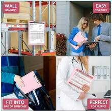 Clipboard With Storage, Heavy Duty Cleaview Clip Boards 8.5x11 With Dual Storage, Dry Erase Plastic Nursing Clipboard, High Capacity Clipboards - Color - View 6