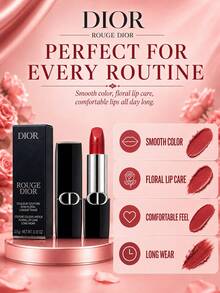 Dior Charm 唇膏 (Satin 720, 1.5g/3.5g)，持久顯色、不暈染、高顯色度、不乾澀、保濕配方，緞面質地，適合初學者 - 緞光720 - 查看 10