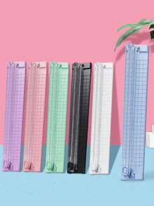 1 buah Pemotong Kertas Portabel A3/A4, Alat Pemotong Presisi dan Mudah Digunakan untuk Sekolah, Rumah, dan Kantor - Bahan Plastik Tahan Lama - A - View 6