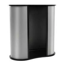 40*90*90cm Foldable, Detachable Trade Show Counter, Portable Reception Desk For Exhibitions - Black - View 1