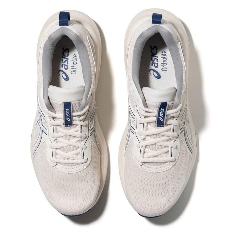 Asics أحذية جري نسائية - بيج/أزرق - مشاهدة 3