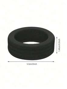 8/24件組 行李箱輪子保護套，便攜式，適用於大多數行李箱輪組，登機行李箱輪子保護套，旅行配件，降噪 - 黑色 - 查看 4
