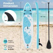 10/11 Feet Inflatable Stand Up Paddle Board With Premium SUP Accessories-S-XY248511 - SP38210-s - View 5