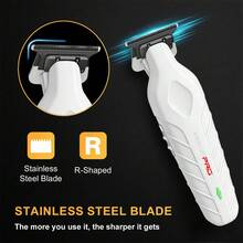 HIENA 5PCS Hair Clipper Set, Cordless Electric Hair Trimmer For Men, Suitable For Daily Haircut, Salon Haircut, Shaving, Nose Hair Trimming, USB Fast Charging, LED Digital Display, Adjustable Combs, Easy To Use For Beginners, Multiple Accessories, Gift Box Packaging, Great Holiday Gift - View 3