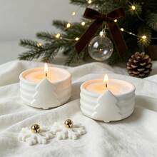 SILIKE LUFEI DIY Resin Mold Christmas Storage Box Silicone Mold Snowflake Christmas Tree Plaster Candle Cup - Christmas Molds - View 4