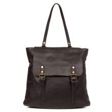 Dam Amatre Backpack Bag For Women. Genuine Leather Dollaro. - Chocolate Brown - View 1
