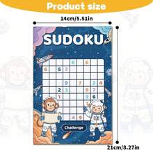 Sudoku Books For Kids Set Of 4 Designed By Age For Preschool Children Elementary Students And Older Learners With Beginner Intermediate Advanced And Challenge Levels Spiral Bound Logic Practice For Focus Math Thinking And Travel - Logic and Thinking Sudoku - View 3