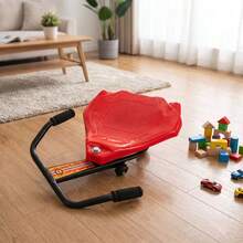 Four-Wheeled Scooter, A Toy Scooter Suitable For Children To Learn Turning, Go-Kart, Four-Wheeled Pedal Bike, Outdoor Racing Bike, Spinning Bicycle For Boys And Girls, Sports And Outdoor Scooter, Perfect Gift - Red - View 5