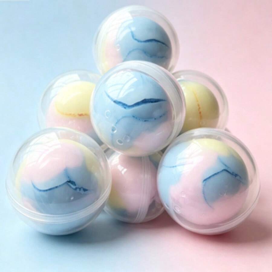 1pc Crispy Ball Squeeze Stress Relief Toy Handmade Ball Crispy Stress Relief Ball Office Workers Anti-Anxiety Random Color (Macaron Color May Vary Slightly, Subject To Actual Product) - Multicolor - View 1
