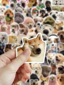 100pcs Funny Puppy Meme Stickers Collection For Adults Teens Sticker Enthusiasts Holiday Gifts Party & Home Decor Class Reward Birthday Gift Decoration Scrapbook Laptop Luggage Guitar Phone DIY Decal - Funny Puppy Meme - View 5