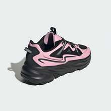 Adidas Spring/Autumn Unisex Fashion Retro Thick Sole Sports Casual Shoes Chunky Sneakers JQ9257 - Black/Glossy Metallic Iron Gray/Pink - View 6